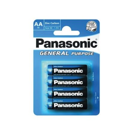 Panasonic AAx4 General Purpose Batteries 1.5V / 4-Packs