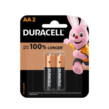 DURACELL AAx2 ALKALINE LR6 Batteries 1.5V / 2-Packs