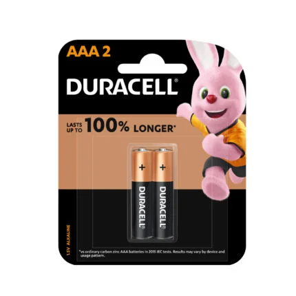 DURACELL AAx2 ALKALINE LR6 Batteries 1.5V / 2-Packs
