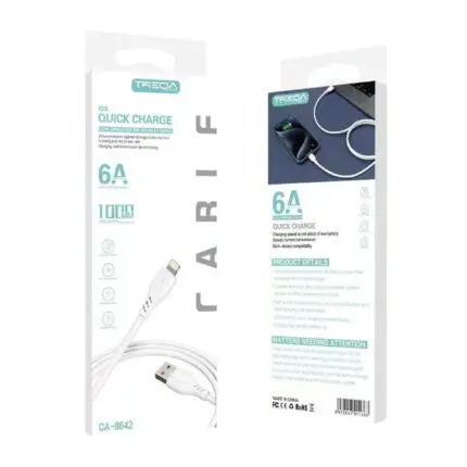 TREQA CA-8642 USB-A to Lightning Cable